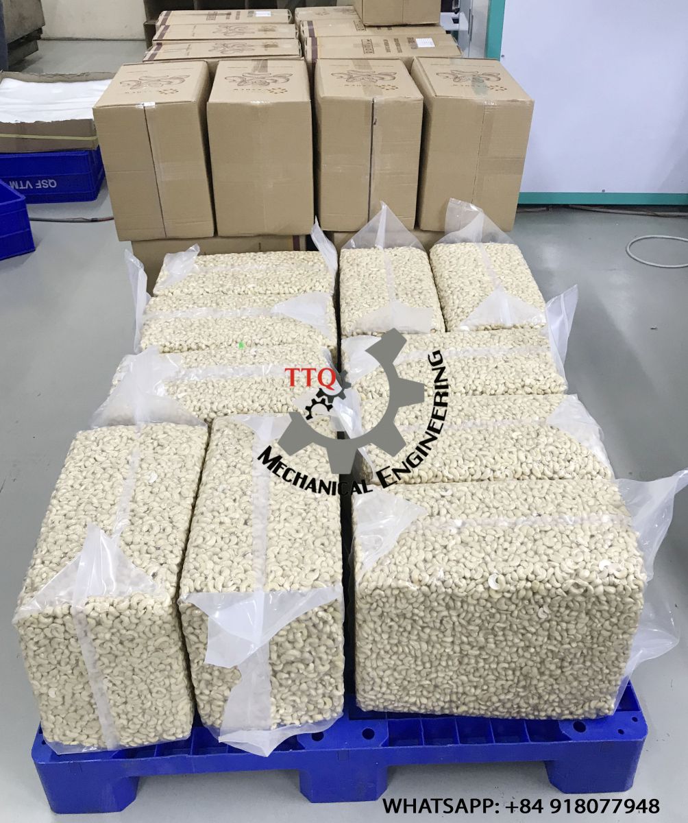 Bao hạt điều đóng gói hút chân không 10-50kg